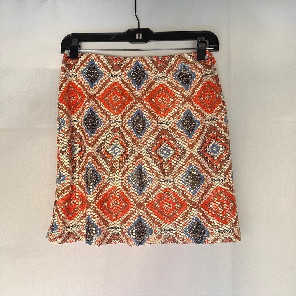 Francesca's Bodycon Sequin Mini Skirt